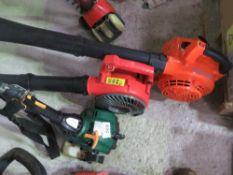 PETROL STRIMMER PLUS 2 X HAND HELD BLOWERS. THIS LOT IS SOLD UNDER THE AUCTIONEERS MARGIN SCHEME,