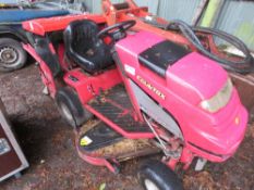 COUNTAX C800HE RIDE ON MOWER, UNTESTED, CONDITION UNKNOWN.