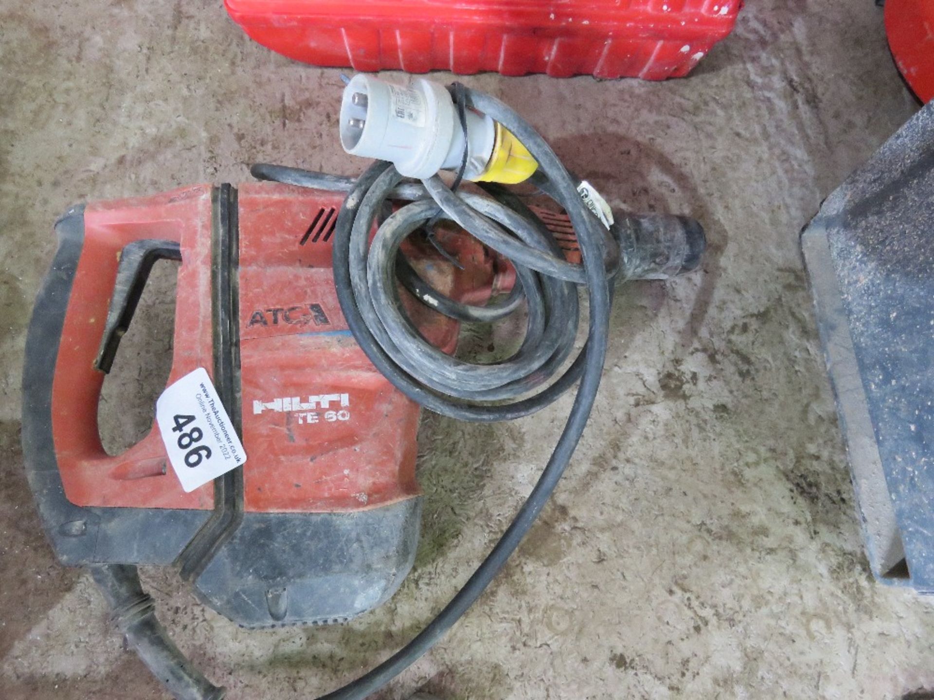 HILTI TE60 BREAKER DRILL, 110VOLT. SOURCED FROM COMPANY LIQUIDATION.