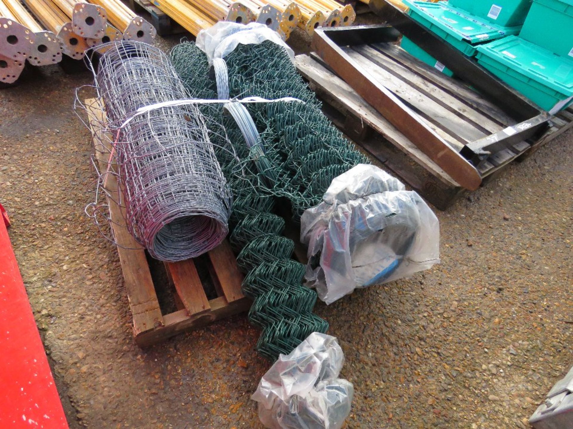 3 X ROLLS OF ASSORTED WIRE FENCING. - Image 2 of 2