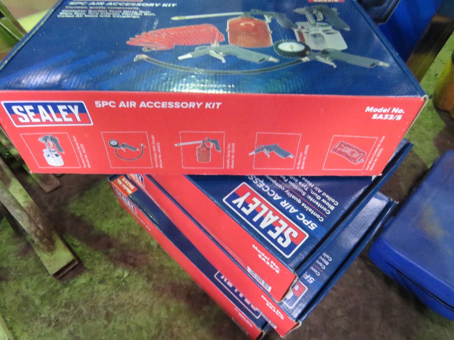 5 X SEALEY 5 PIECE AIR TOOL SETS. BOXED, UNUSED, DIRECT FROM LOCAL COMPANY BEING SURPLUS STOCK. - Image 3 of 4