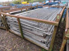 1 X LARGE STILLAGE OF SCAFFOLD SAFETY MESH PANELS, 8FT X 4FT APPROX.