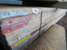 PACK OF 40NO SCAFFOLD BOARDS, 3.9M LENGTH APPROX. SOURCED FROM HOUSE BUILDING COMPLETION. THIS LO