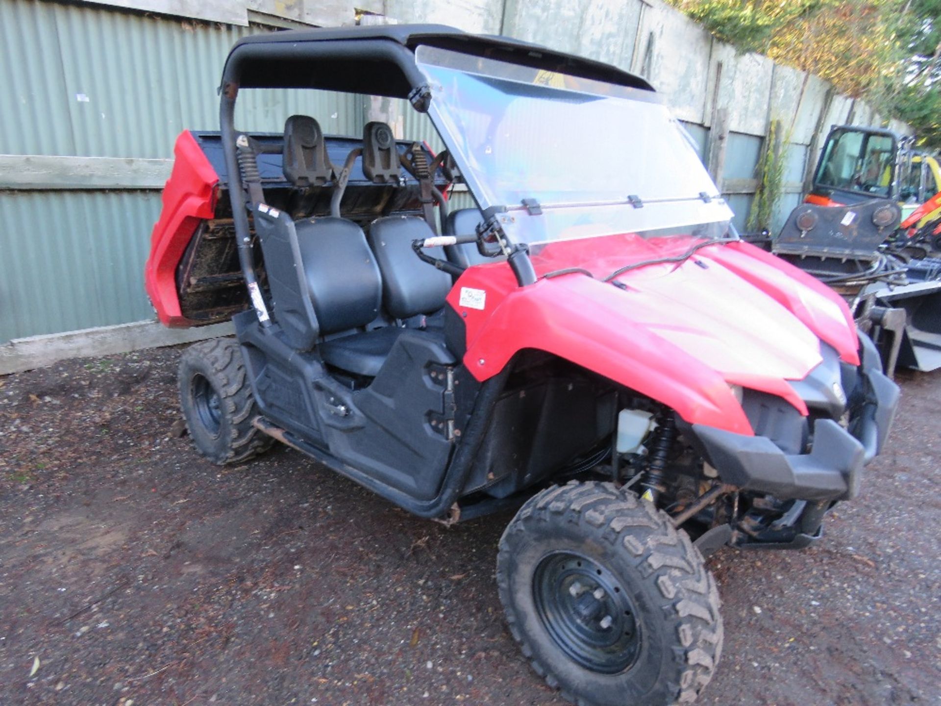 YAMAHA VIKING 700CC PETROL ENGINED UTILITY VEHICLE, YEAR 2014 APPROX. 1692 REC MILES. 3 SEATS, MANUA - Image 4 of 15