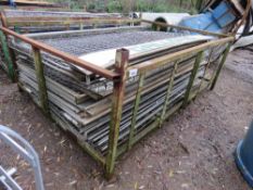 1 X LARGE STILLAGE OF SCAFFOLD SAFETY MESH PANELS, 8FT X 4FT APPROX.