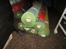 PALLET OF ASTRO TURF FAKE GRASS, 4M LENGTH ROLLS APPROX. THIS LOT IS SOLD UNDER THE AUCTIONEERS M