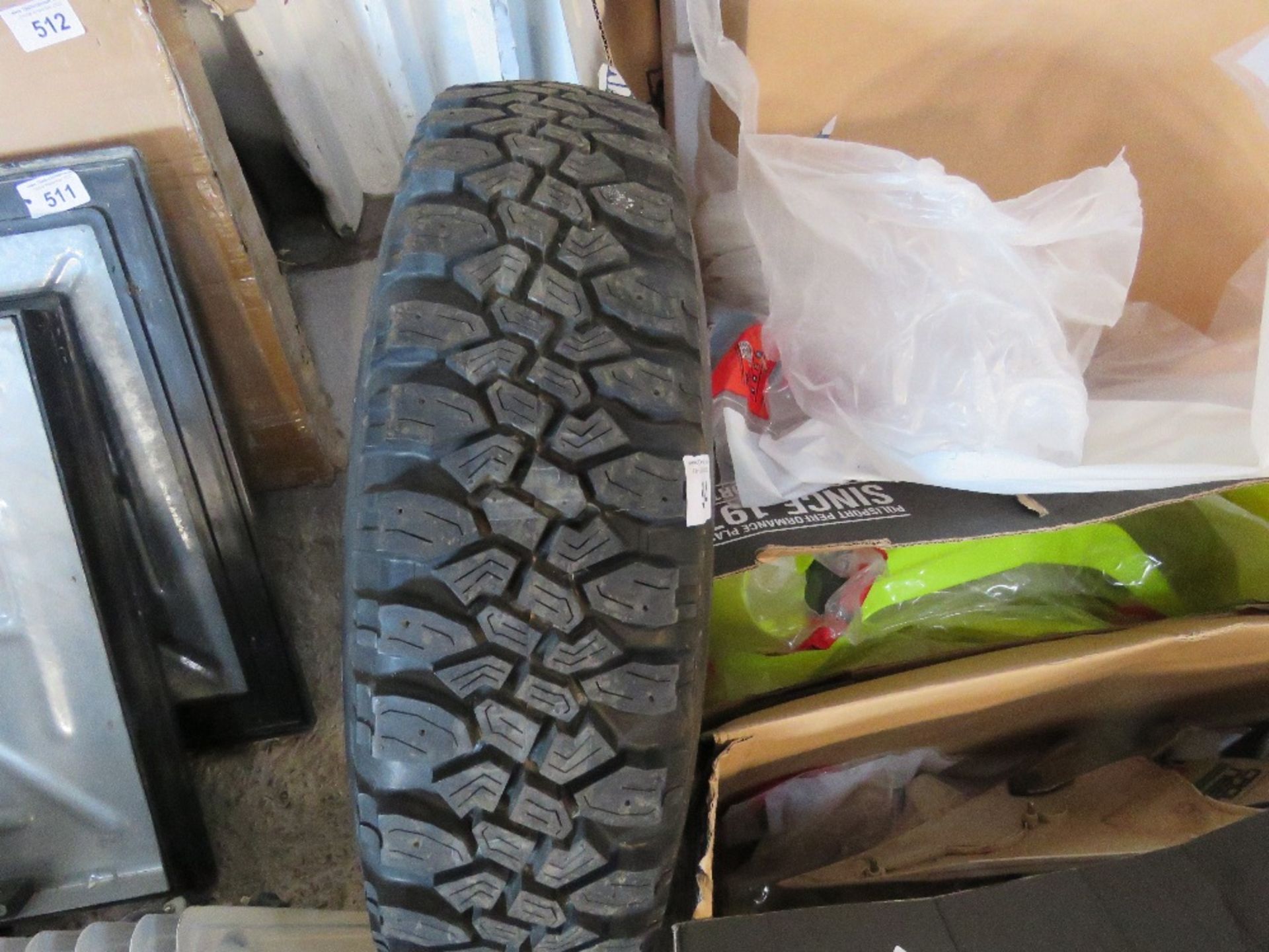 HEAVY DUTY OFF ROAD WHEEL AND TYRE. - Image 2 of 6