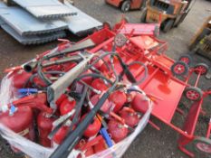 QUANTITY OF FIRE EXTINGUISHERS, UNTESTED AND FIRE STANDS/TROLLEYS. SOURCED FROM COMPANY LIQUIDATI