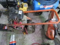 PETROL ENGINED COMPACTION PLATE, RECOIL ASSEMBLY NOT FITTED.