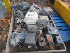 PALLET OF HONDA AND OTHER PETROL ENGINES.