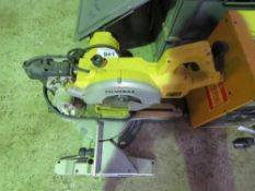 DEWALT 240VOLT HEAVY DUTY MITRE SAW. DIRECT FROM LOCAL COMPANY WHO ARE CLOSING THE LANDSCAPE MAINTEN