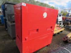 LARGE RED TOOL VAULT, UNLOCKED, NO KEYS. SOURCED FROM COMPANY LIQUIDATION.