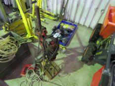 PILLAR DRILL AND BREAKER DRILL, 240VOLT. THIS LOT IS SOLD UNDER THE AUCTIONEERS MARGIN SCHEME, TH