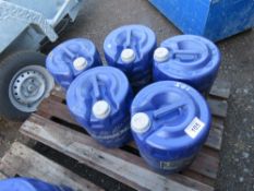 5 X MANNOL ISO46 HYDRO OIL. CANS APPEAR UNOPENED/UNUSED. THIS LOT IS SOLD UNDER THE AUCTIONEERS M