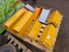 QUANTITY OF PALLET RACKING BUMP / PROTECTION GUARDS. SOURCED FROM COMPANY LIQUIDATION.