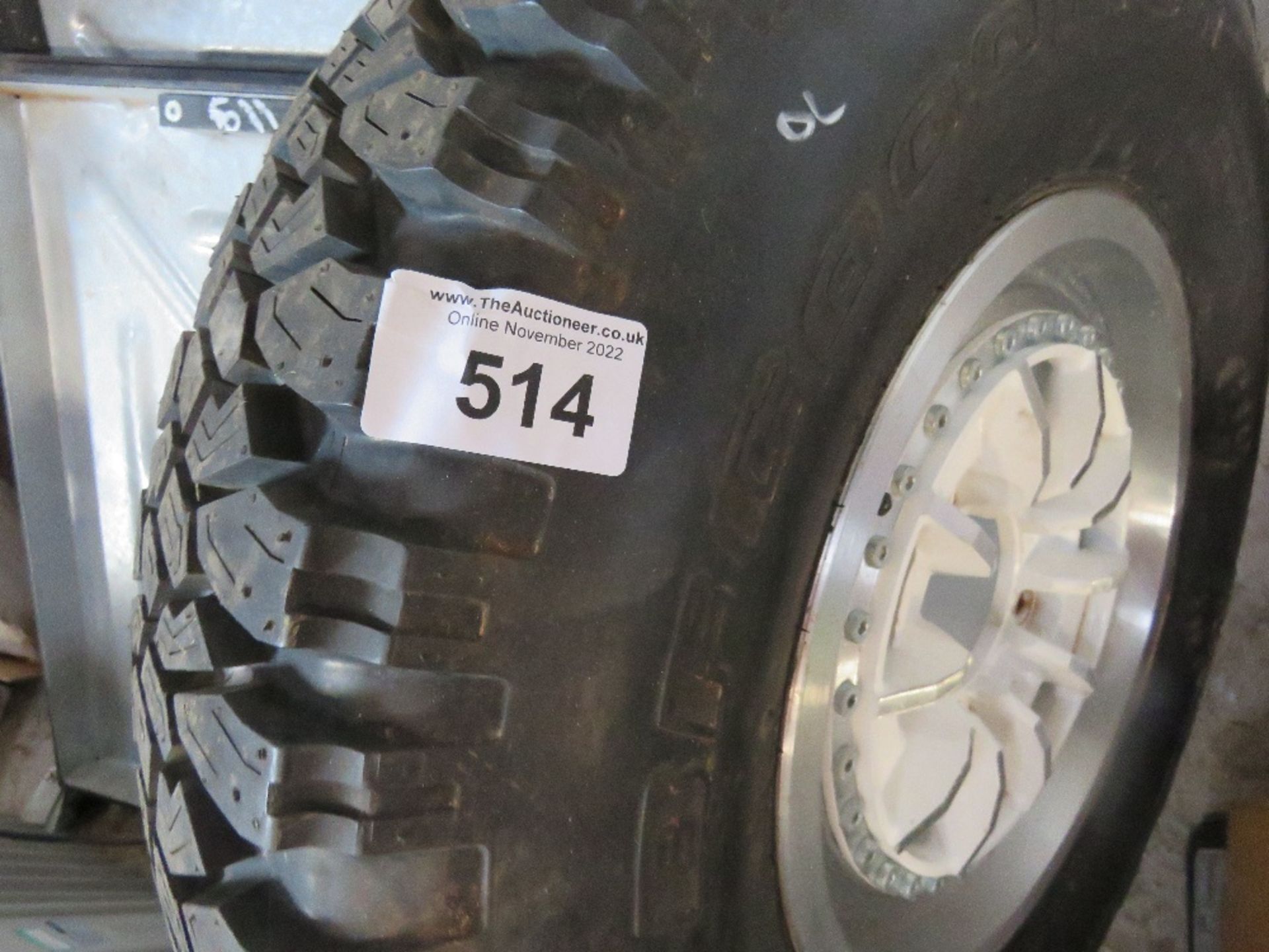 HEAVY DUTY OFF ROAD WHEEL AND TYRE. - Image 6 of 6