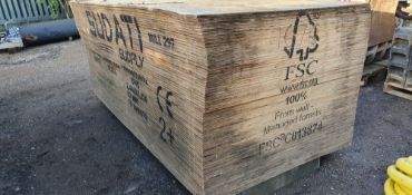 PACK OF 73NO PLYWOOD SHEET, UNUSED, 12MM. THIS LOT IS SOLD UNDER THE AUCTIONEERS MARGIN SCHEME, T