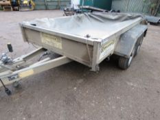 INDESPENSION TWIN AXLED GENERAL PURPOSE TRAILER, SIZE OF BED 2.5M X 1.53M (8FT X 5FT APPROX). SN:06