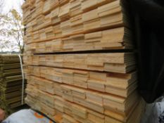 LARGE PACK OF UNTREATED HIT AND MISS TIMBER CLADDING BOARDS. 1.55M LENGTH X 95MM WIDTH APPROX.