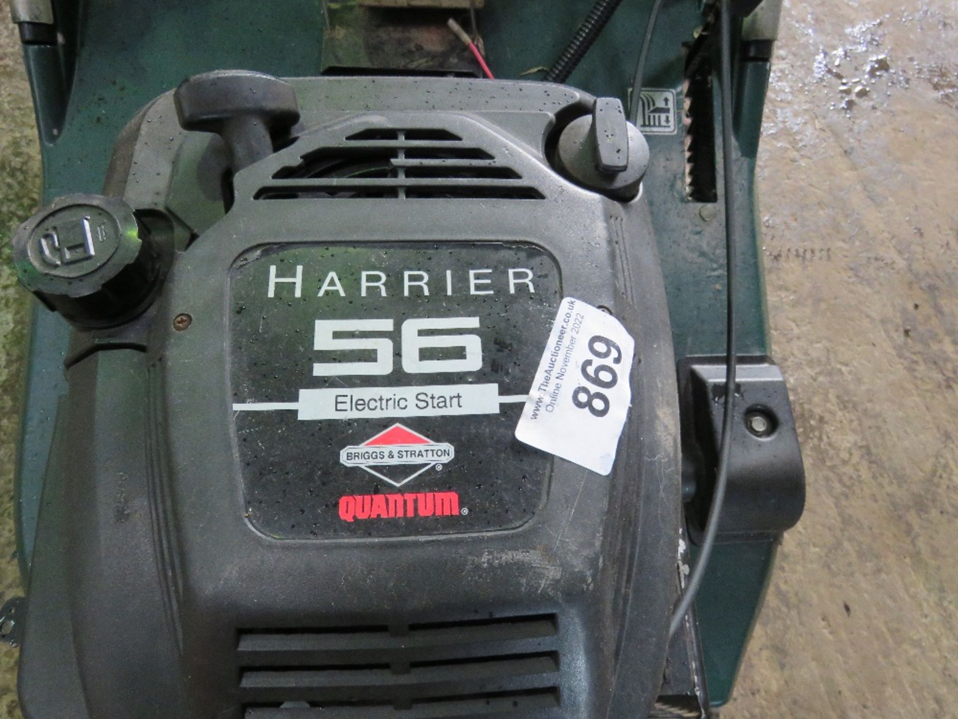 HAYTER HARRIER 56 ROLLER MOWER, ELECTRIC START. - Image 2 of 4