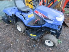 ISEKI SXG 15H RIDE ON DIESEL MOWER WITH COLLECTOR AND A MULCHING DISCHARGE CHUTE. 530 REC HOURS. SN;