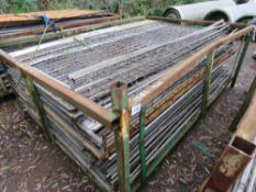 1 X LARGE STILLAGE OF SCAFFOLD SAFETY MESH PANELS, 8FT X 4FT APPROX.