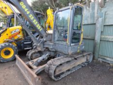 VOLVO ECR88 9 TONNE EXCAVATOR, YERA 2016. 2380 REC HOURS. ONE BUCKET AS FITTED. SN:VCE00E88T00211589