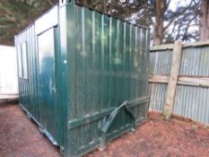 HL5 HOOK LOADER WELFARE UNIT, 3.75M LENGTH APPROX WITH TOILET, SINK, DESK ETC. FRONT HOOK AND REAR R