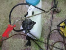 KNAPSACK SPRAYER PLUS A GAS TORCH. THIS LOT IS SOLD UNDER THE AUCTIONEERS MARGIN SCHEME, THEREFOR