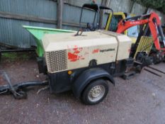 INGERSOLL RAND 731 COMPRESSOR GENERATOR, YEAR 2005. DIRECT FROM LOCAL FARM HAVING BEEN REPLACED WITH