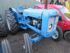 FORDSON SUPER MAJOR VINTAGE TRACTOR. DIRECT FROM LOCAL COLLECTION, OWNER DOWNSIZING. WHEN TESTED WAS