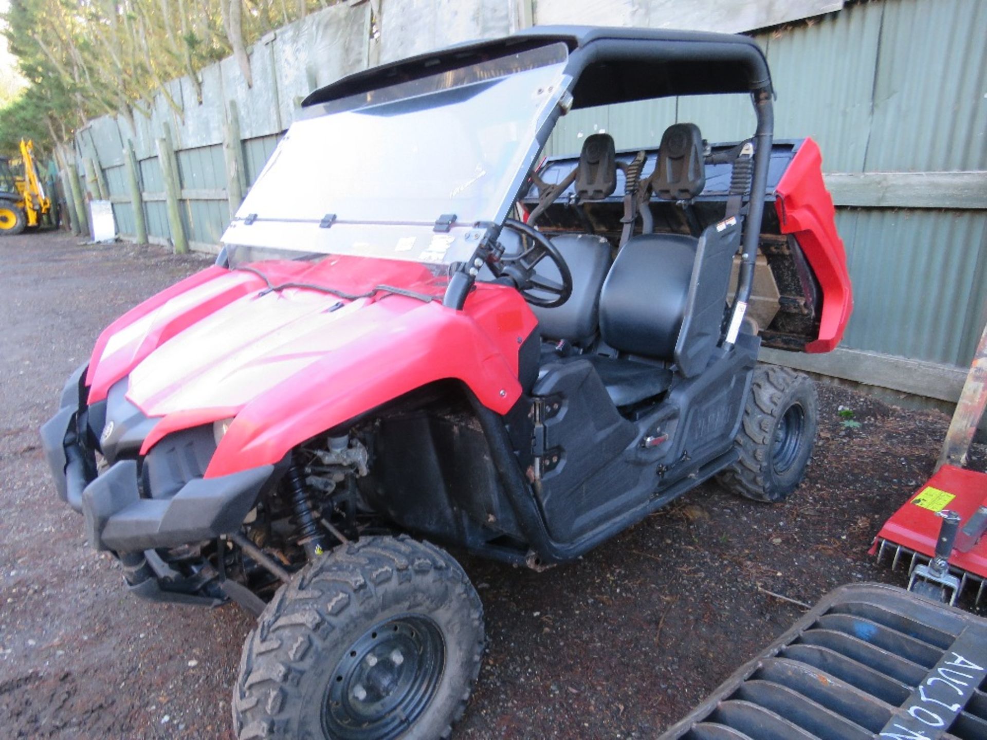 YAMAHA VIKING 700CC PETROL ENGINED UTILITY VEHICLE, YEAR 2014 APPROX. 1692 REC MILES. 3 SEATS, MANUA