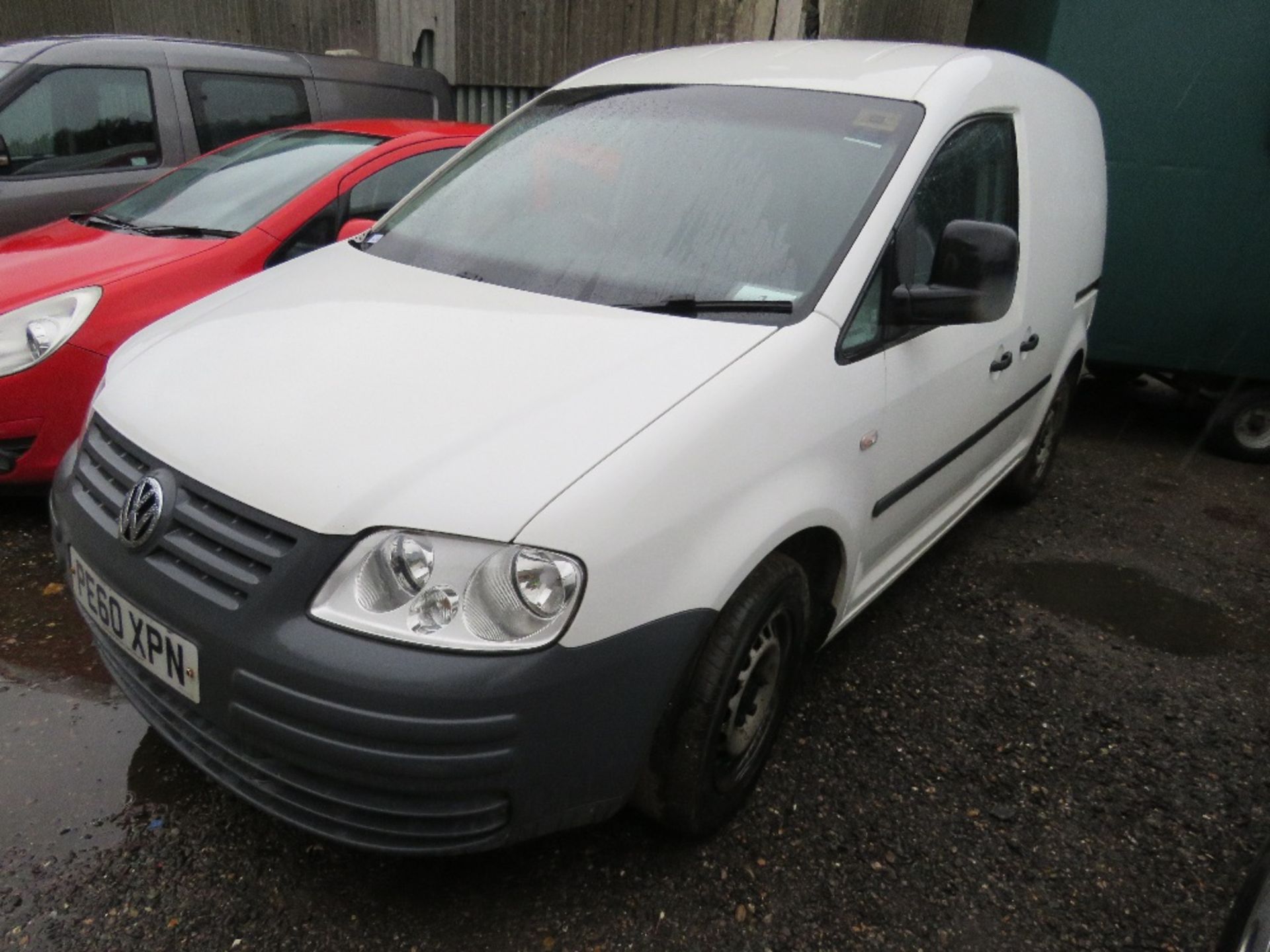 VOLKSWAGEN CADDY C20TDI 104 PANEL VAN REG:PE60 XPN. WITH V5, TESTED UNTIL 12.02.23. 150,111 REC MILE - Image 2 of 8