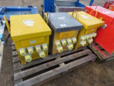 3 X LARGE SITE TRANSFORMERS. SOURCED FROM COMPANY LIQUIDATION.