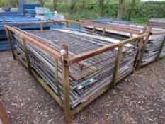 1 X LARGE STILLAGE OF SCAFFOLD SAFETY MESH PANELS, 8FT X 4FT APPROX.