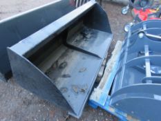 GENERAL PURPOSE LOADER BUCKET, 1.5M WIDTH APPROX, UNUSED, NO BRACKETS.