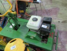 PETROL ENGINED TURF CUTTER. WHEN TESTED WAS SEEN TO RUN AND BLADE RECIPROCATED. THIS LOT IS SOLD
