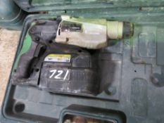 HITACHI BATTERY DRILL NO CHARGER THIS LOT IS SOLD UNDER THE AUCTIONEERS MARGIN SCHEME, THEREFORE NO