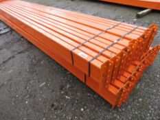 HEAVY DUTY PALLET RACKING BEAMS: 24NO BEAMS @ 3.9M LENGTH BEAMS ARE RATED EGN140 X 50 X 20. ORIGIN