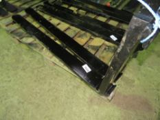 PAIR OF FORKLIFT TINES, TO SUIT 16" CARRIAGE, 1.2M LENGTH APPROX.