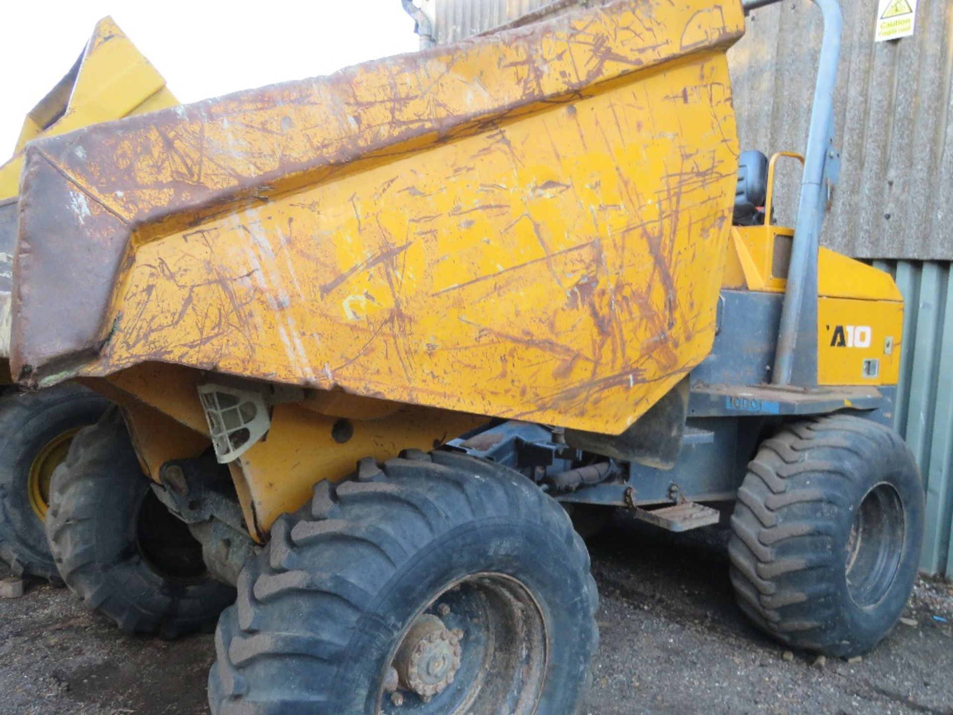 TEREX TA10 10 TONNE DUMPER, YEAR 2008 BUILD, PN:10D01, 4873 REC HOURS. WHEN TESTED WAS SEEN TO DRIV