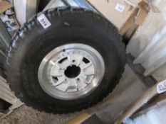 HEAVY DUTY OFF ROAD WHEEL AND TYRE.
