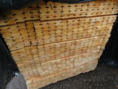 EXTRA LARGE PACK OF UNTREATED H BATTENS. 1.56M LENGTH X 60MM X 35MM APPROX.