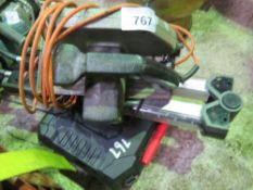 BATTERY NUT GUN, WORK LIGHT AND CIRCULAR SAW. THIS LOT IS SOLD UNDER THE AUCTIONEERS MARGIN SCHEM