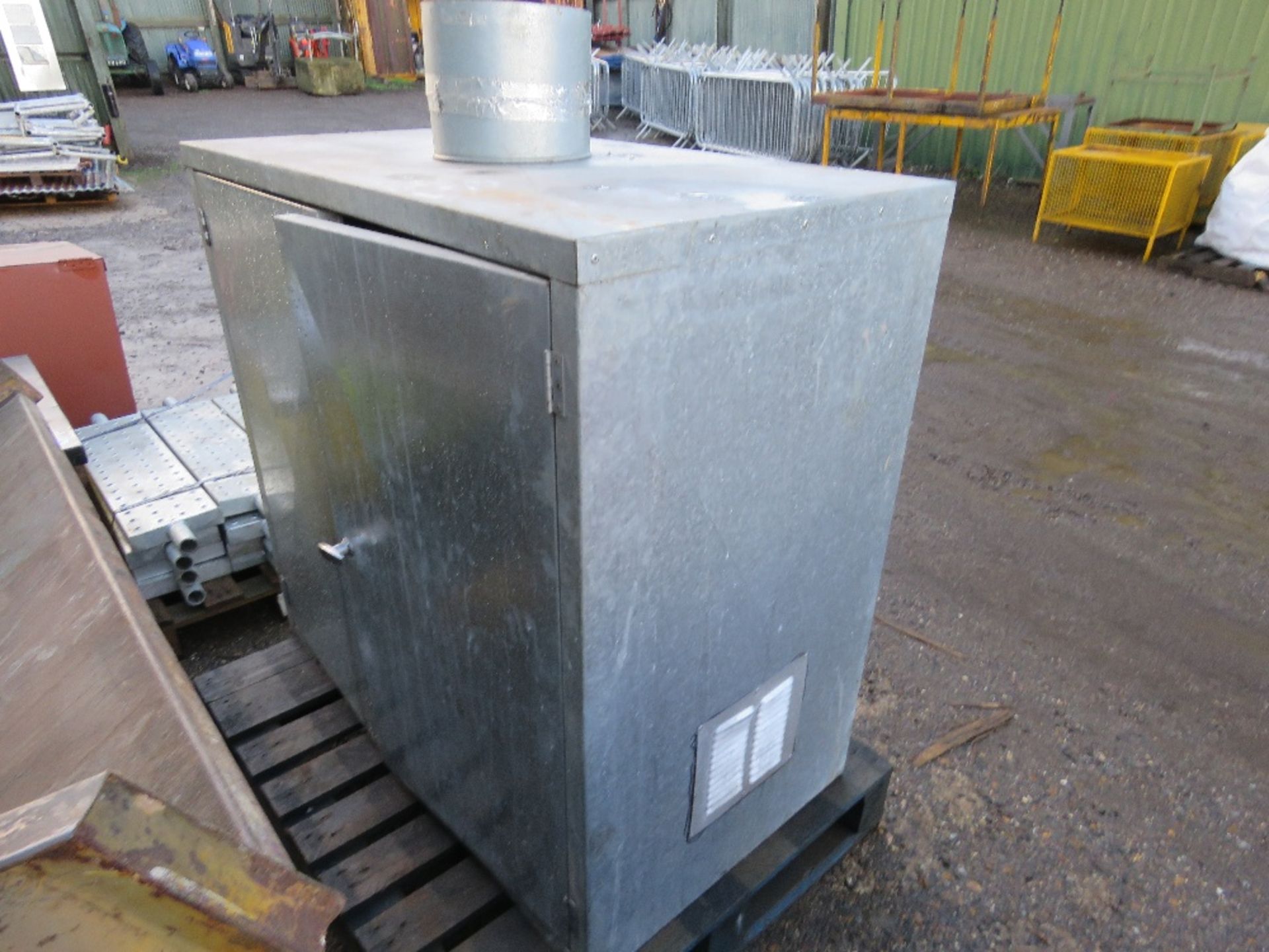 BOILER CABINET UNIT TO HOUSE BOILER OR STEAM CLEANER ETC THIS LOT IS SOLD UNDER THE AUCTIONEERS M