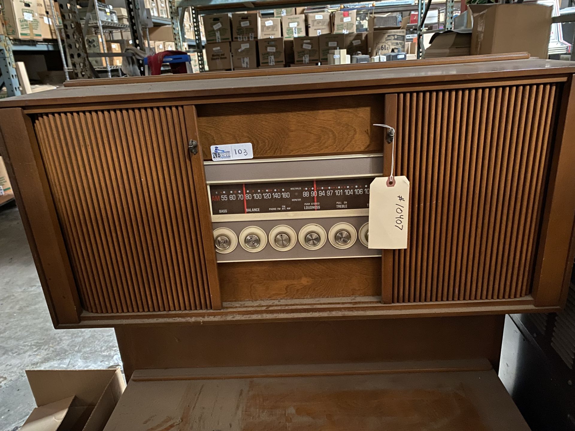 VINTAGE PACKARD BELL RECEIVER WITH CONS0LE/SPEAKERS/TT ARC-2 - Image 3 of 5