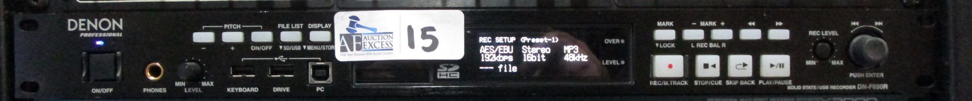 DENON DN-F650R SOLID STATE USB RECORDER
