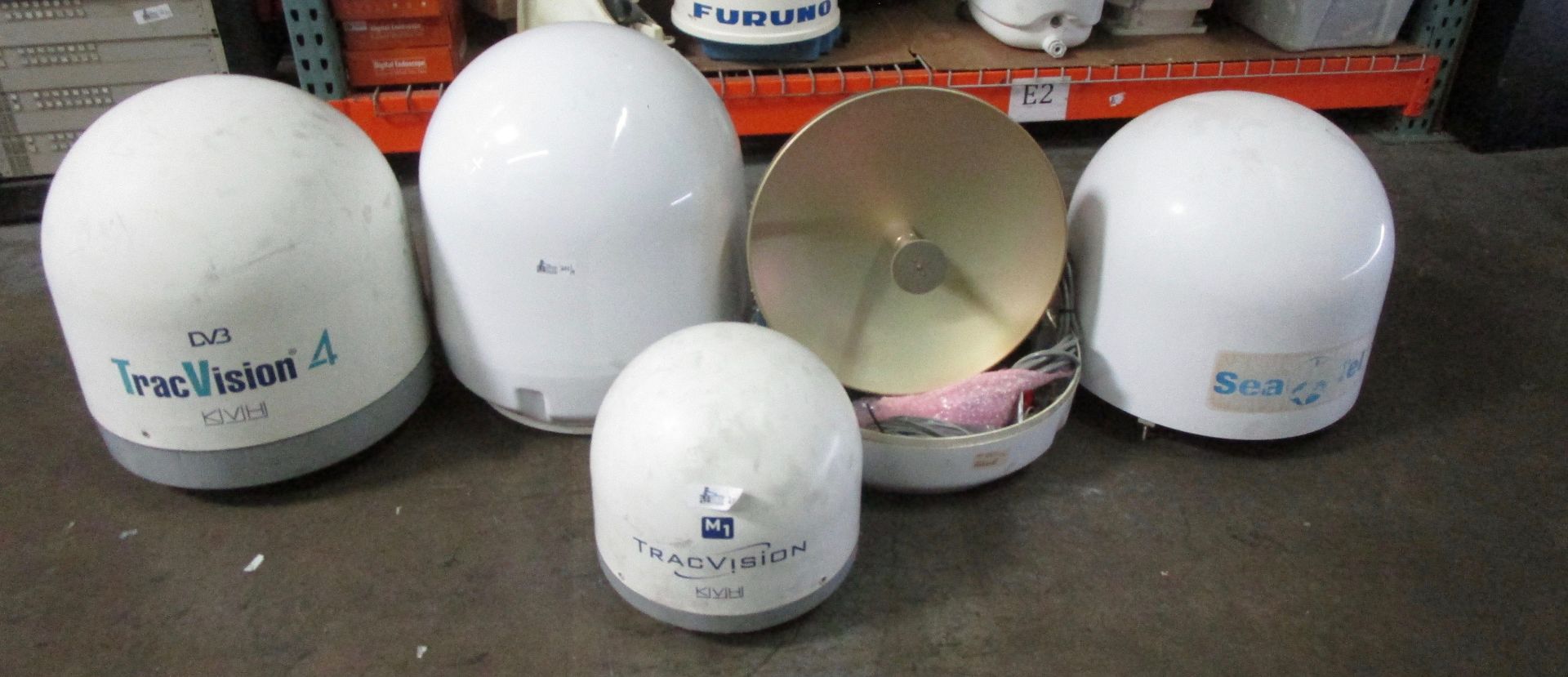 LOT OF 4 MARINE ANTENNA SATELLITES