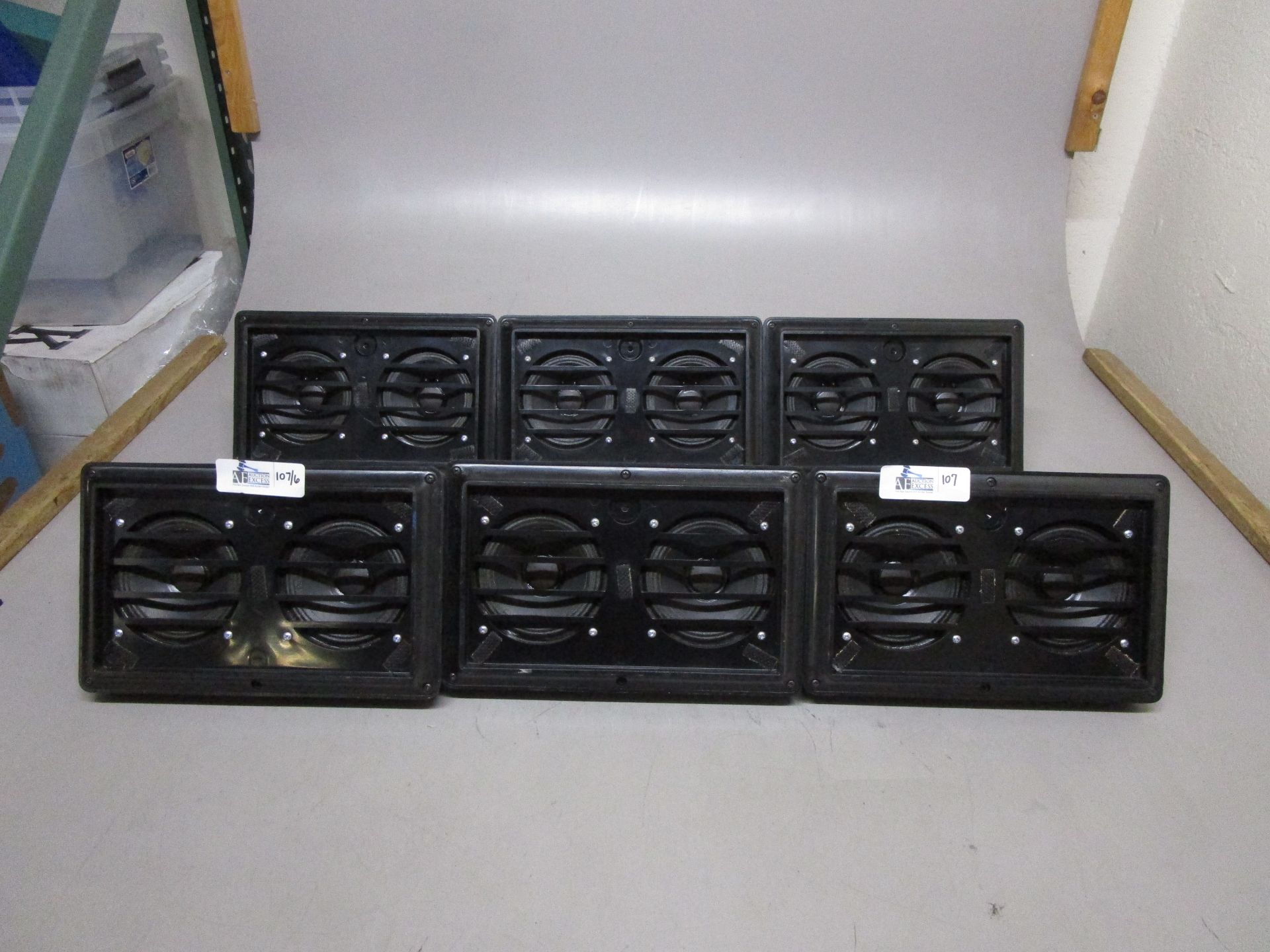 LOT OF 6 GALAXY AUDIO HOT SPOT SPEAKERS - Image 2 of 4