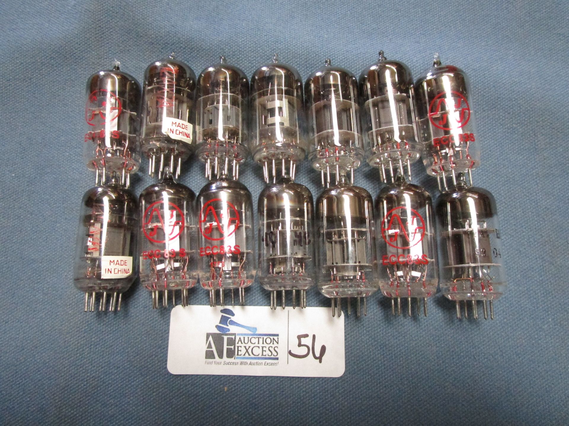 LOT OF 14 12AX7 JJ AND ELECTRO HARMONY TUBES